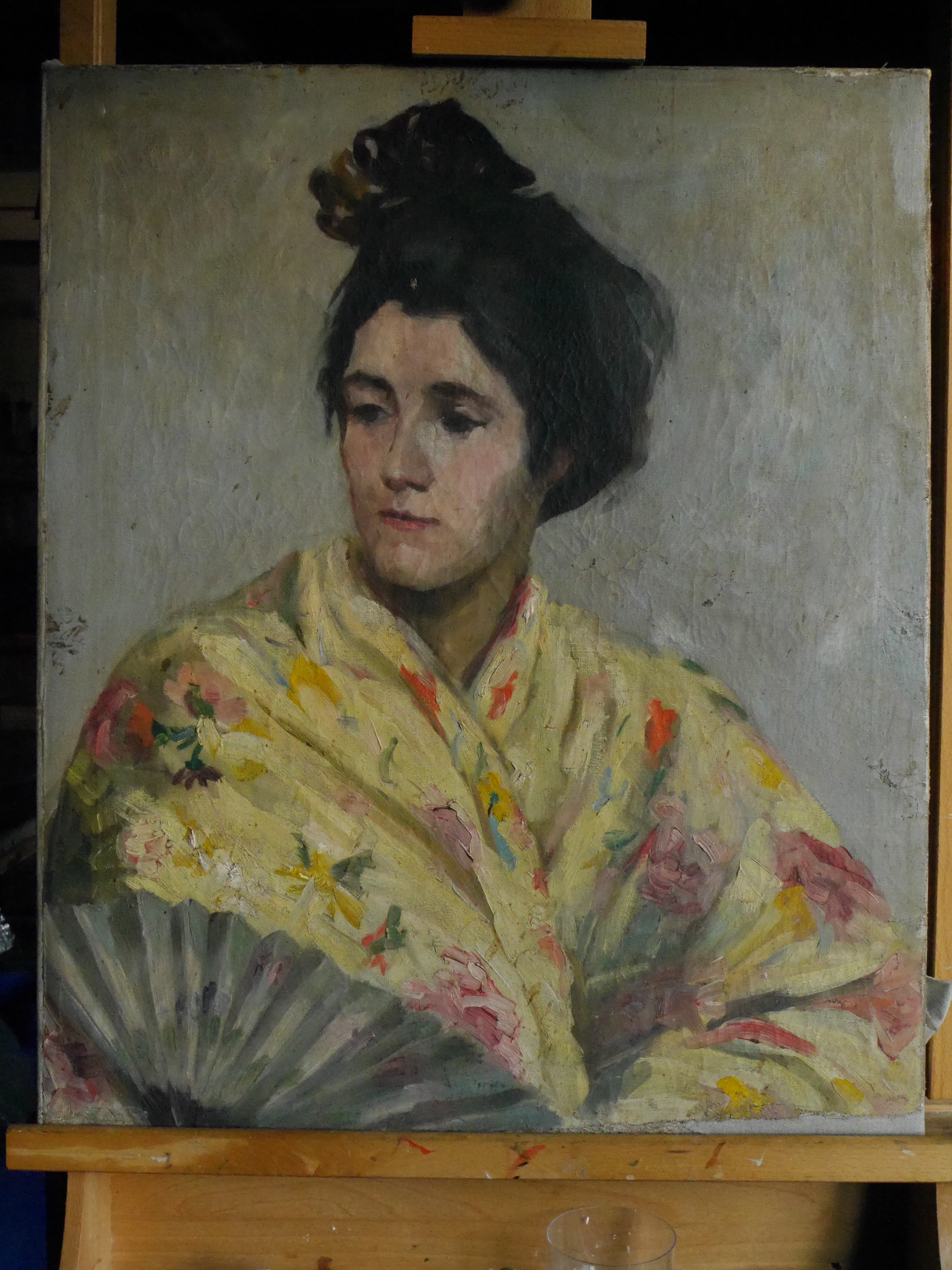 Lady in dress after work