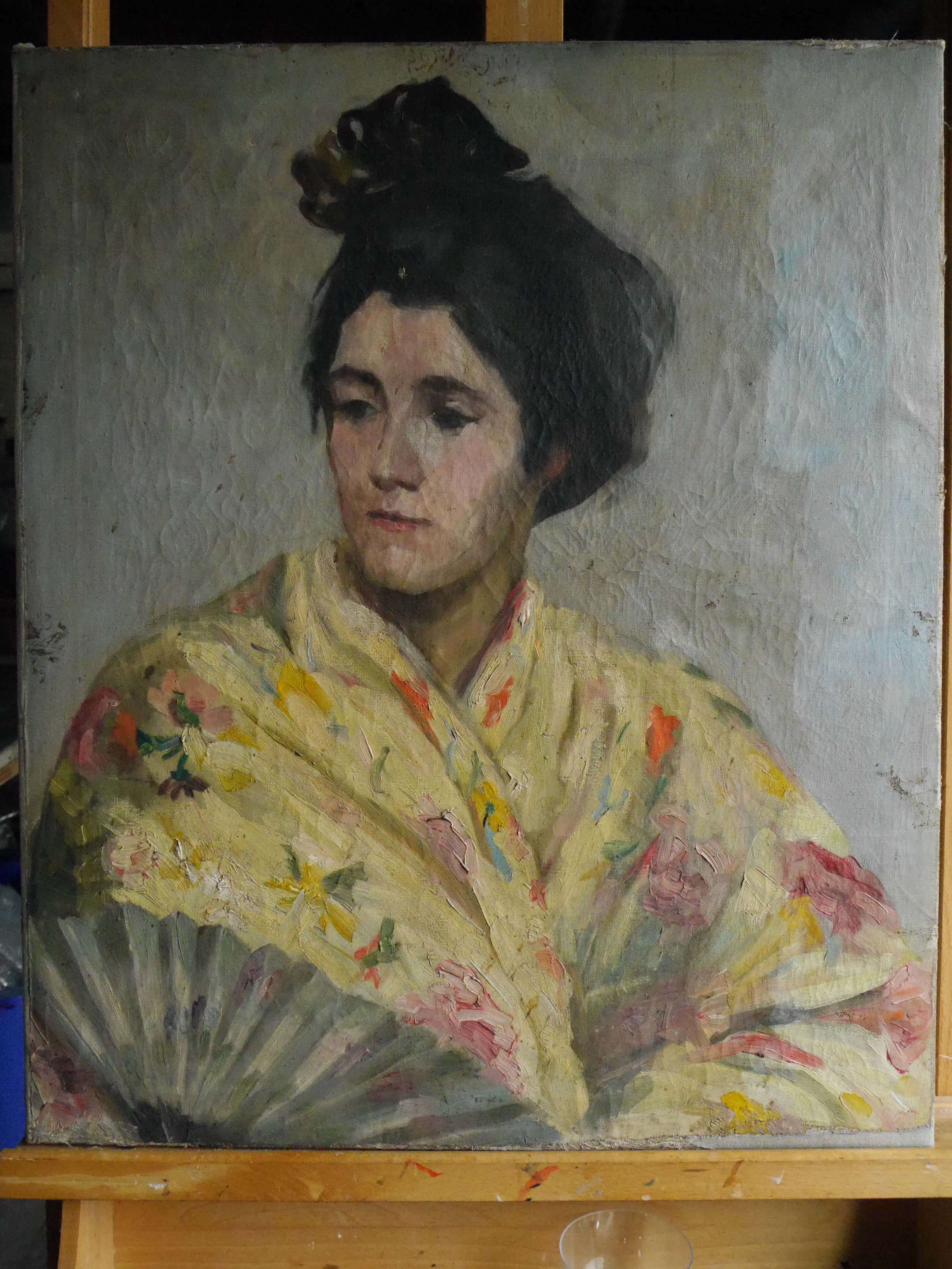 Lady in dress after work