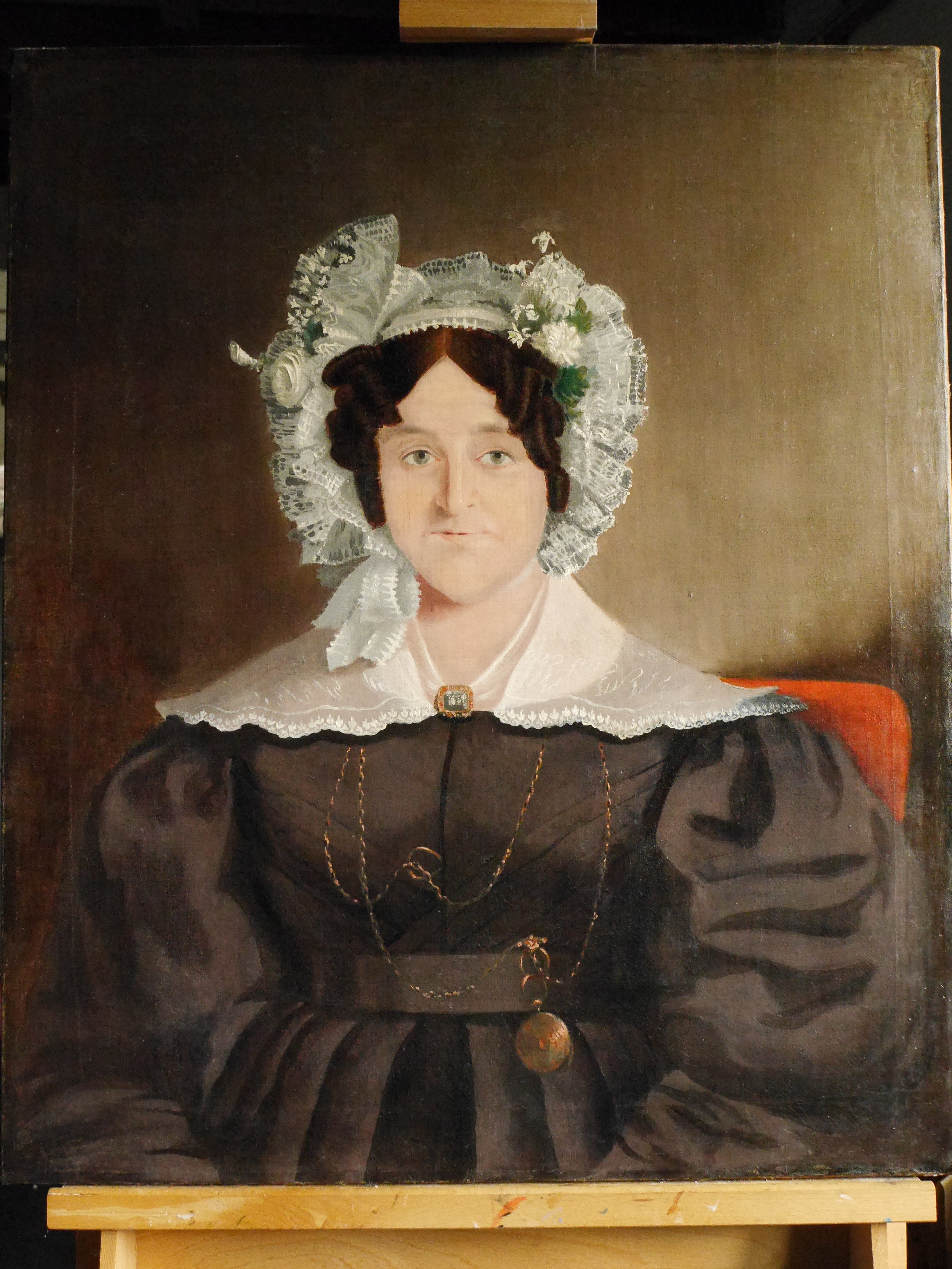 Lady in dress after work